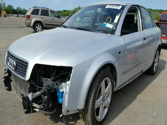 WAULT68E64A169380 - 2004 AUDI A4 3.0 QUA SILVER photo 2