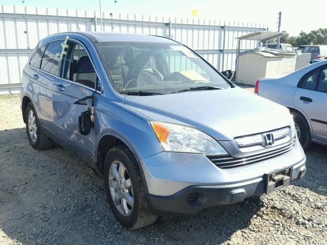 JHLRE48758C064095 - 2008 HONDA CR-V EXL BLUE photo 1