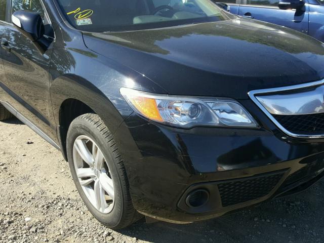 5J8TB4H32EL015538 - 2014 ACURA RDX BASE BLACK photo 9