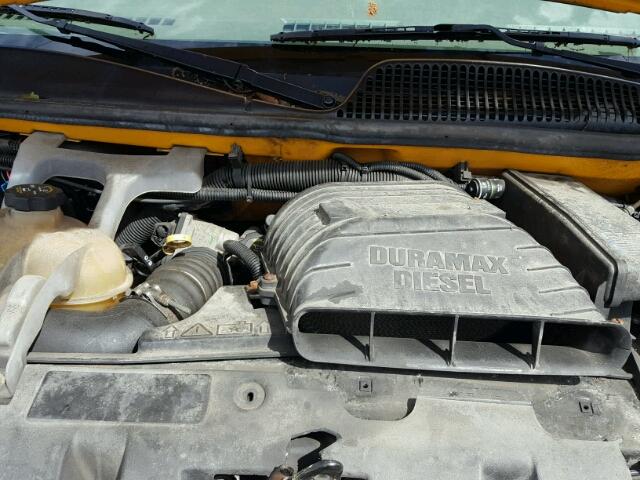 1GDHG316191179400 - 2009 GMC SAVANA CUT YELLOW photo 7