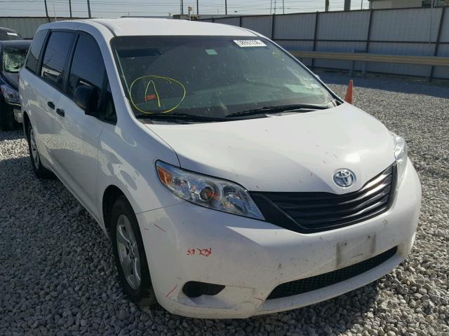 5TDZK3DC1FS651991 - 2015 TOYOTA SIENNA BAS WHITE photo 1