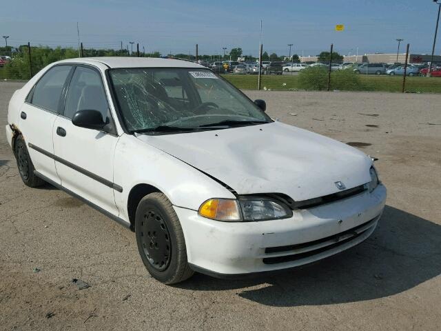 1HGEG8655SL042539 - 1995 HONDA CIVIC LX WHITE photo 1