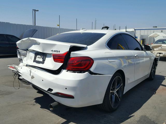 WBA4W7C52JAB93523 - 2018 BMW 440I WHITE photo 4