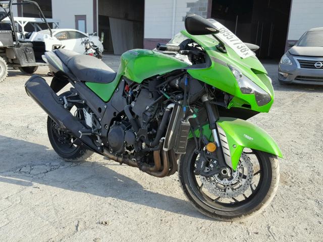 JKBZXNF1XFA011239 - 2015 KAWASAKI ZX1400 F GREEN photo 1