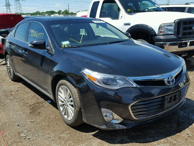 4T1BD1EBXFU038300 - 2015 TOYOTA AVALON HYB BLACK photo 1