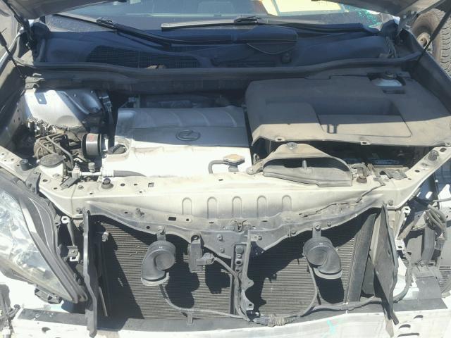 JTJBK1BA2A2410011 - 2010 LEXUS RX 350 SILVER photo 7