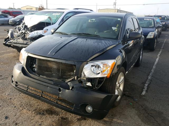 1B3CB3HA7BD172304 - 2011 DODGE CALIBER MA BLACK photo 2