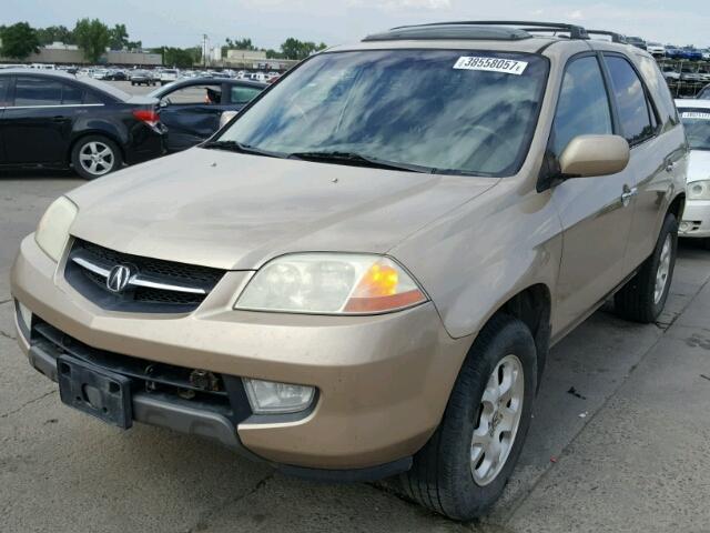 2HNYD18851H507023 - 2001 ACURA MDX TOURIN BEIGE photo 2