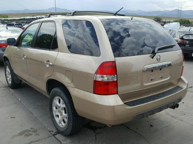 2HNYD18851H507023 - 2001 ACURA MDX TOURIN BEIGE photo 3