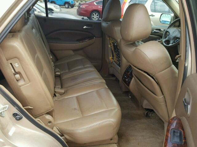 2HNYD18851H507023 - 2001 ACURA MDX TOURIN BEIGE photo 6