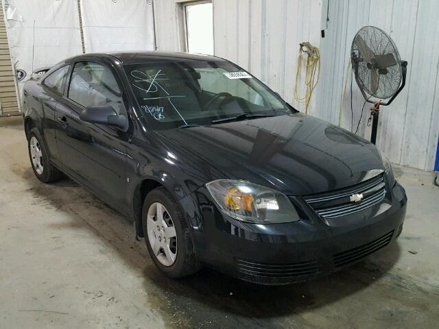 1G1AJ15F087274752 - 2008 CHEVROLET COBALT LS BLACK photo 1