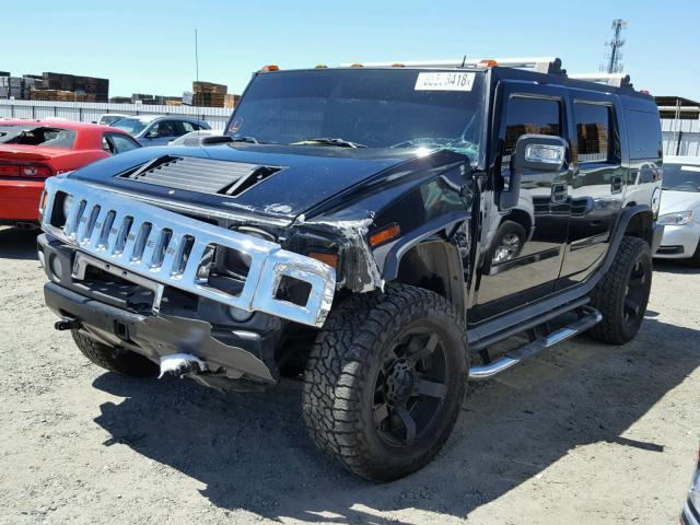 5GRGN23U76H121949 - 2006 HUMMER H2 BLACK photo 2