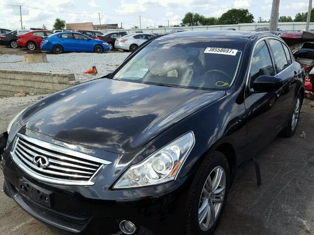 JN1DV6AR0BM652165 - 2011 INFINITI G25 BLACK photo 2