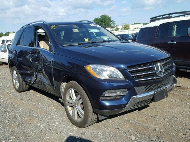 4JGDA5HB7EA426525 - 2014 MERCEDES-BENZ ML 350 4MA BLUE photo 1