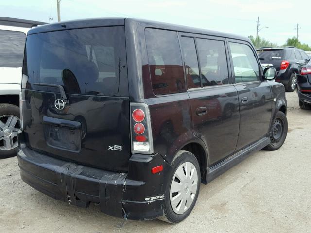 JTLKT324964057546 - 2006 TOYOTA SCION XB შავი ფოტო 4