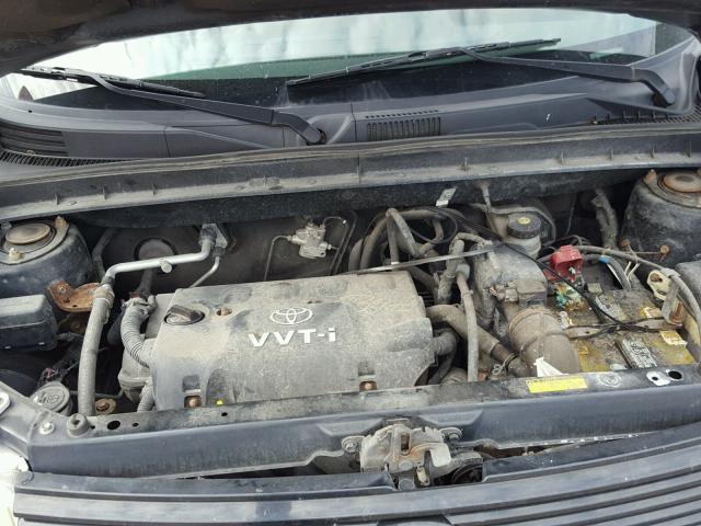 JTLKT324964057546 - 2006 TOYOTA SCION XB შავი ფოტო 7