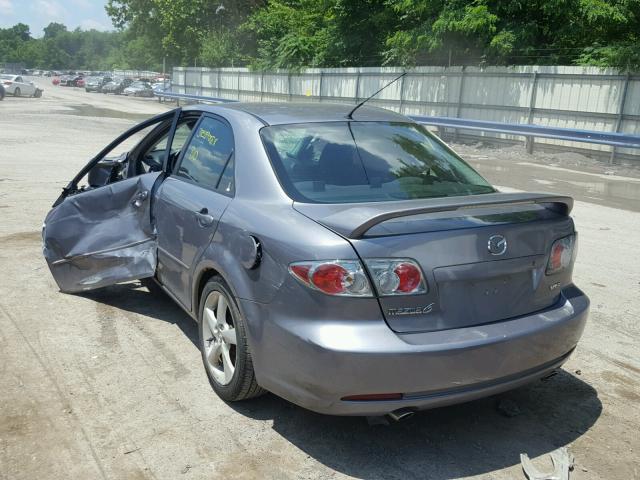 1YVHP80D565M18527 - 2006 MAZDA 6 S GRAY photo 3