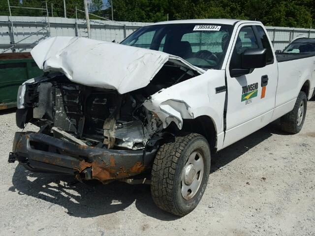 1FTVF14548KD70058 - 2008 FORD F150 WHITE photo 2