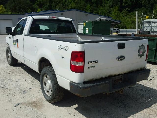 1FTVF14548KD70058 - 2008 FORD F150 WHITE photo 3