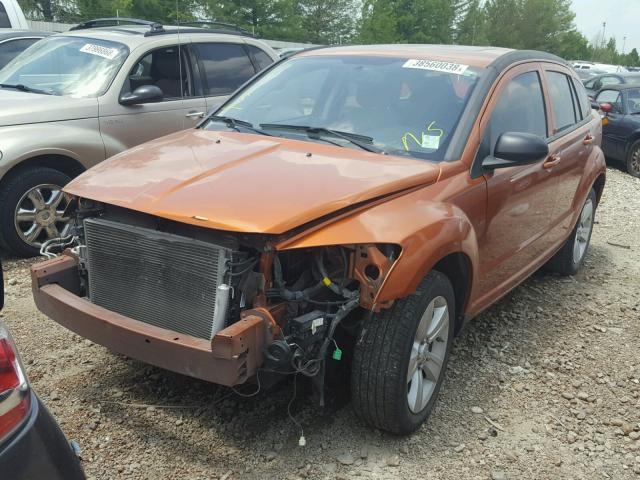 1B3CB3HA1BD114124 - 2011 DODGE CALIBER MA ORANGE photo 2