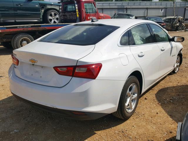 1G1ZB5ST1HF265873 - 2017 CHEVROLET MALIBU LS WHITE photo 4
