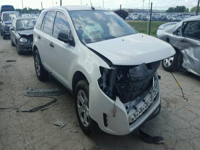 2FMDK4GCXDBB02490 - 2013 FORD EDGE WHITE photo 1