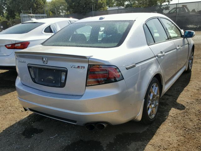 19UUA76538A035763 - 2008 ACURA TL TYPE S SILVER photo 4