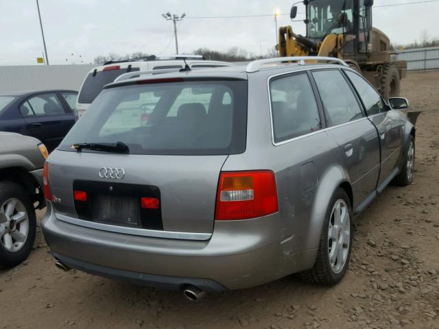 WAUXU64B92N105222 - 2002 AUDI S6 AVANT Q GRAY photo 4