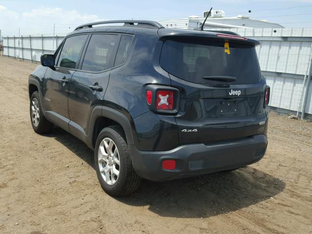 ZACCJBBT3GPD79691 - 2016 JEEP RENEGADE L BLACK photo 3