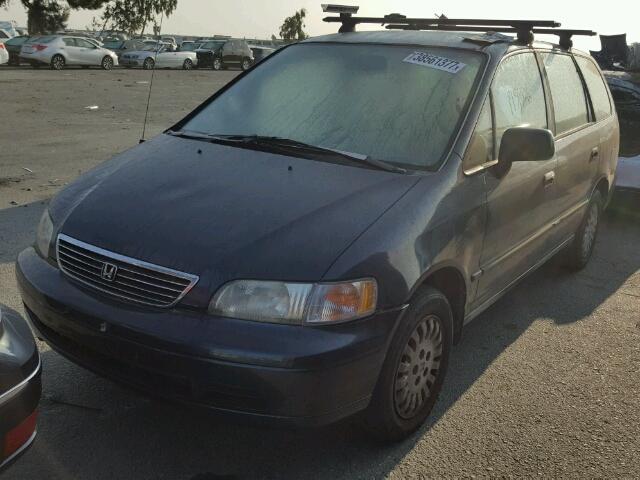 JHMRA1866SC028999 - 1995 HONDA ODYSSEY BLUE photo 2