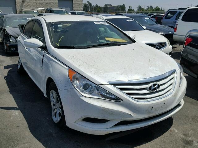 5NPEB4AC3DH608085 - 2013 HYUNDAI SONATA GLS WHITE photo 1