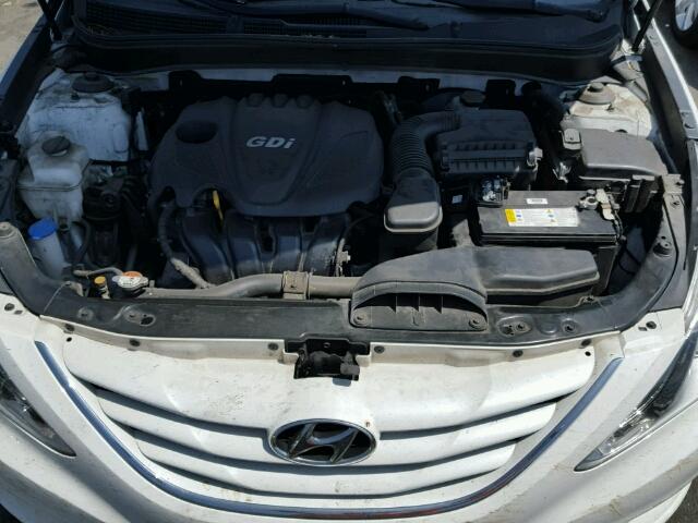 5NPEB4AC3DH608085 - 2013 HYUNDAI SONATA GLS WHITE photo 7