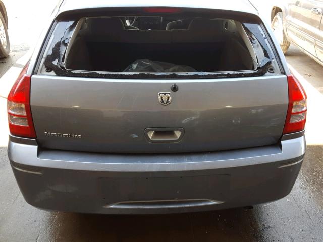 2D4FV47TX6H344073 - 2006 DODGE MAGNUM SE GRAY photo 9