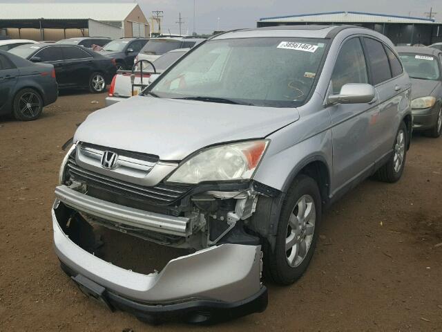 5J6RE48799L037698 - 2009 HONDA CR-V SILVER photo 2