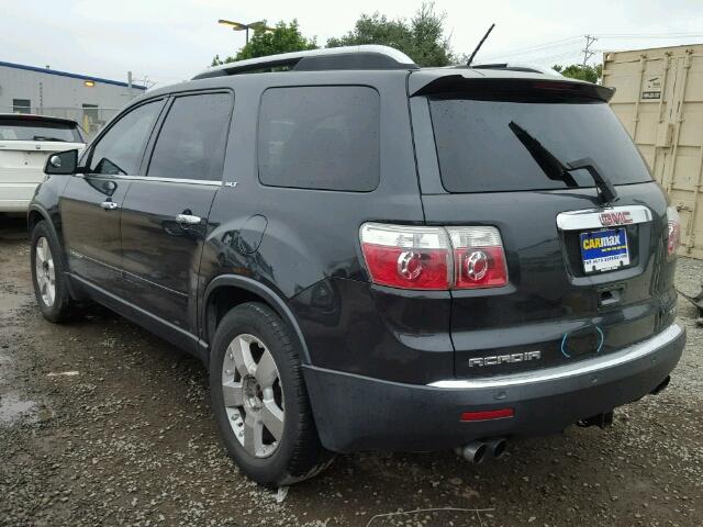 1GKEV33757J109256 - 2007 GMC ACADIA BLACK photo 3