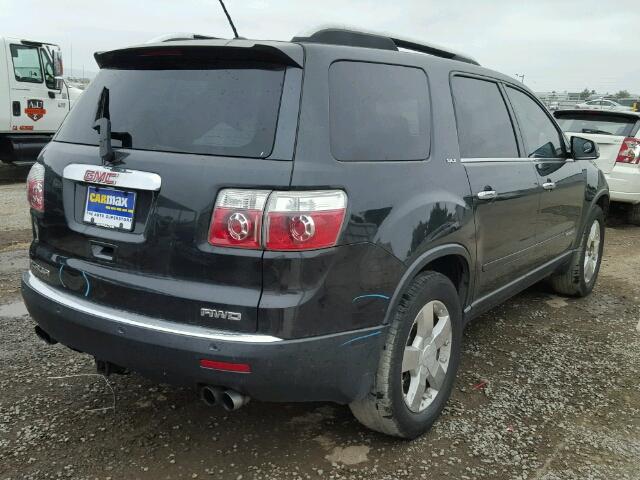 1GKEV33757J109256 - 2007 GMC ACADIA BLACK photo 4