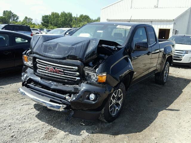 1GTH6CENXH1190774 - 2017 GMC CANYON SLE BLACK photo 2