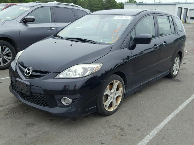 JM1CR2WL1A0365031 - 2010 MAZDA 5 BLACK photo 2