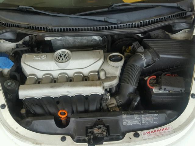 3VWFF31Y47M413414 - 2007 VOLKSWAGEN NEW BEETLE თეთრი ფოტო 7