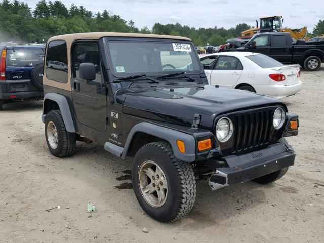 1J4FA39S35P388458 - 2005 JEEP WRANGLER X BLACK photo 1