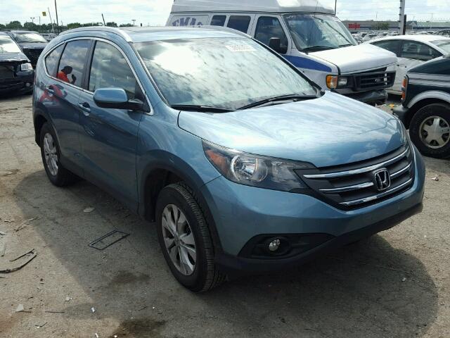 2HKRM4H74EH720707 - 2014 HONDA CR-V BLUE photo 1