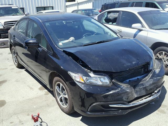 19XFB2F72FE267211 - 2015 HONDA CIVIC SE BLACK photo 1