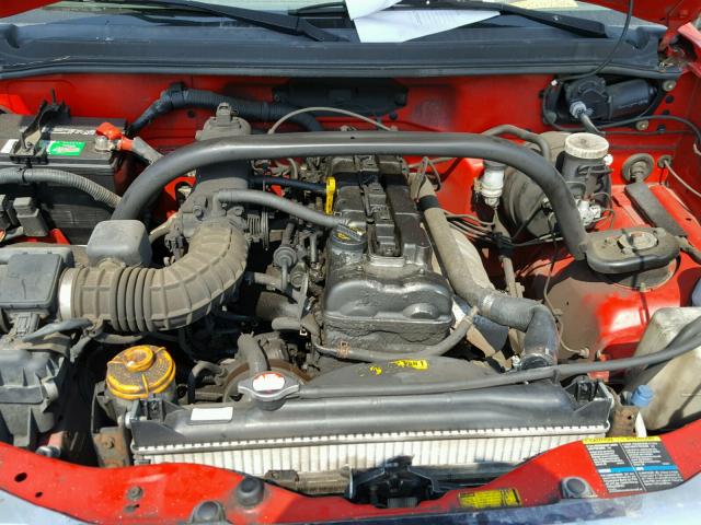 2CNBE18C836904488 - 2003 CHEVROLET TRACKER RED photo 7