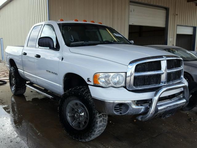 3D7KS28C35G839565 - 2005 DODGE RAM 2500 S WHITE photo 1