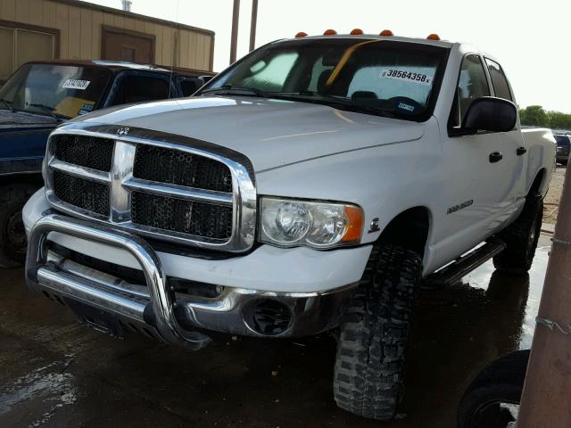 3D7KS28C35G839565 - 2005 DODGE RAM 2500 S WHITE photo 2