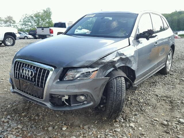 WA1DKAFP0CA065381 - 2012 AUDI Q5 PREMIUM GRAY photo 2