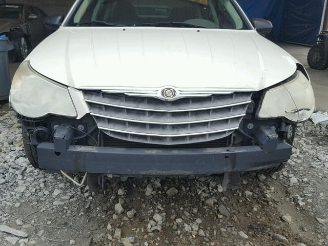 1C3LC46K87N590132 - 2007 CHRYSLER SEBRING WHITE photo 9