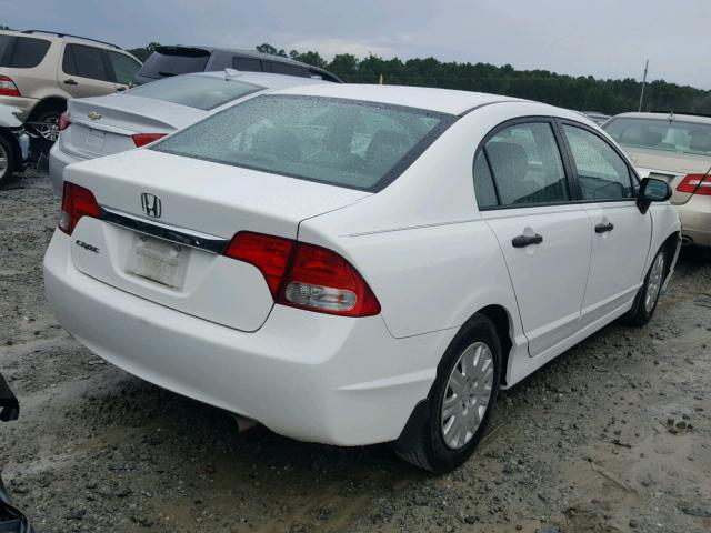 2HGFA1E37BH513455 - 2011 HONDA CIVIC VP WHITE photo 4