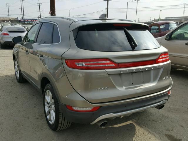 5LMTJ2DH6GUJ15042 - 2016 LINCOLN MKC SELECT ოქროსფერი ფოტო 3