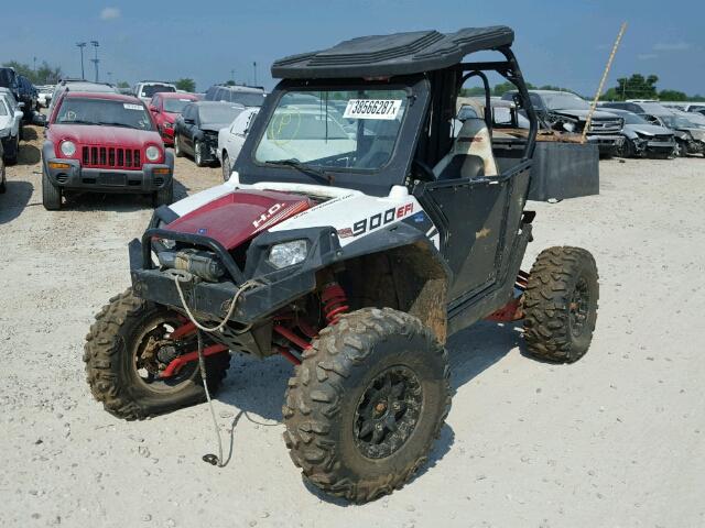 4XAJH87A0BB399629 - 2011 POLARIS RANGER RZR WHITE photo 2